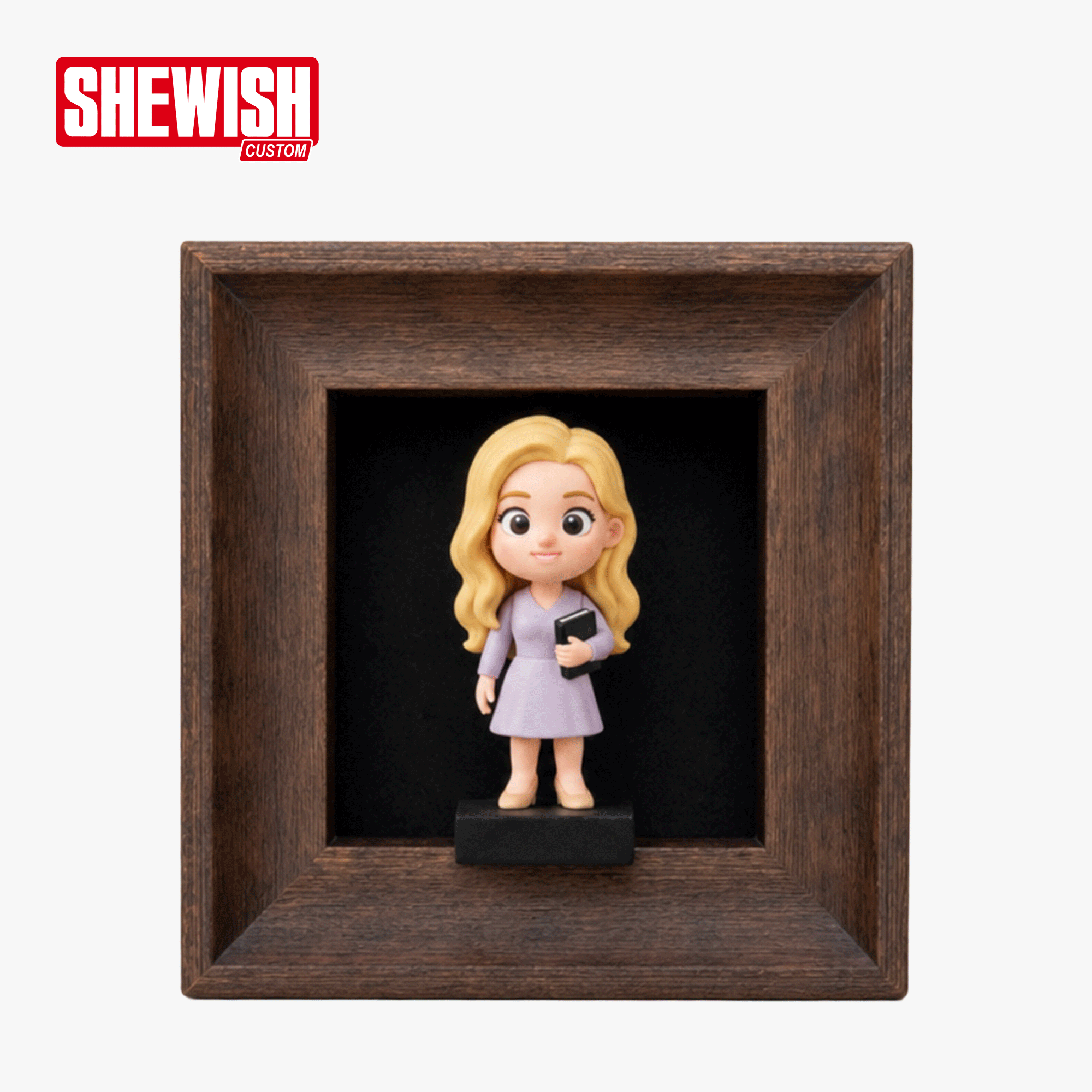 Custom 3D Mini Me Framed Figurine