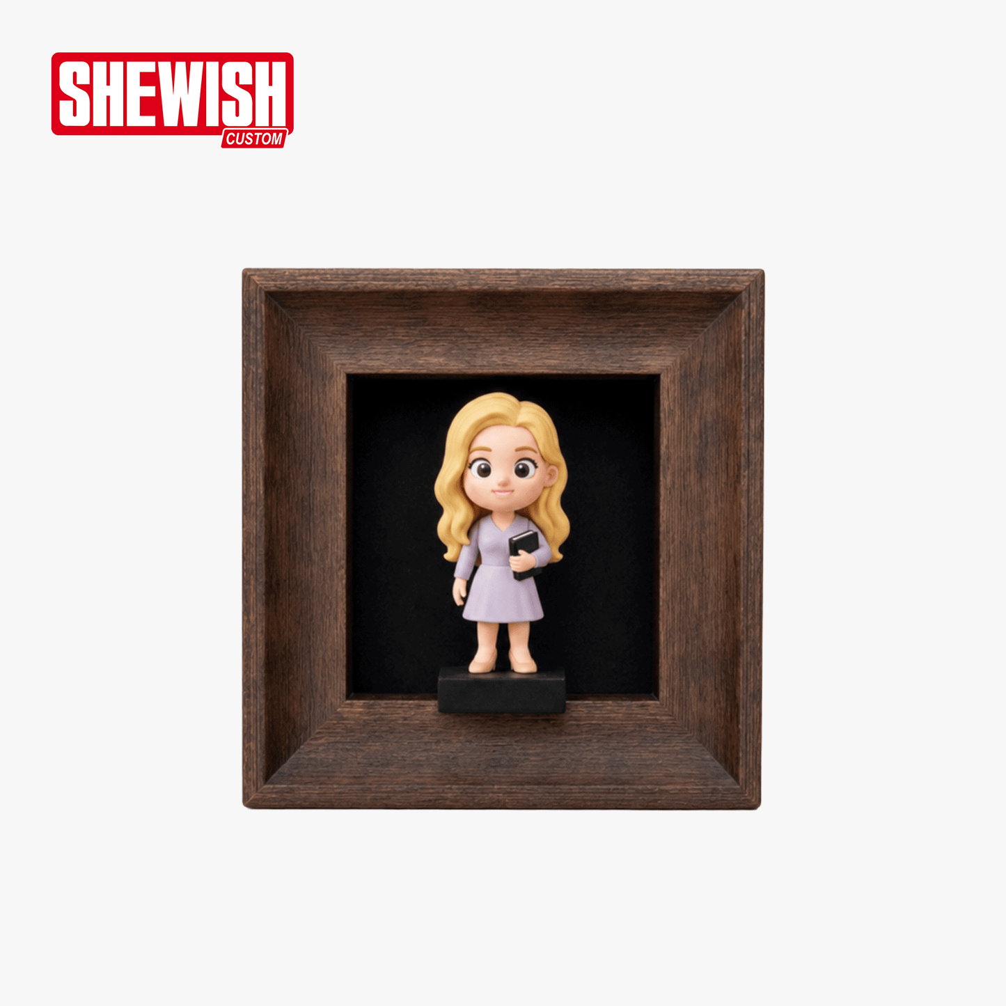 Custom 3D Mini Me Framed Figurine