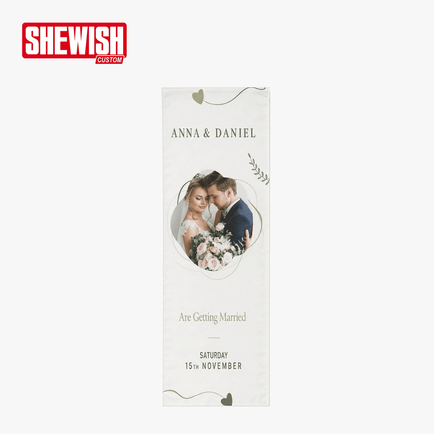 Custom Wedding Photo Wall Tapestry