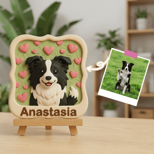 Personalized 3D Cartoon Pet Portrait Figurine Pet Lover Gift - Custom Gifts