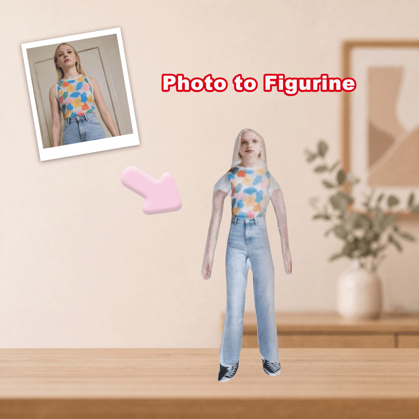 Custom Mini Me Photo Pillow