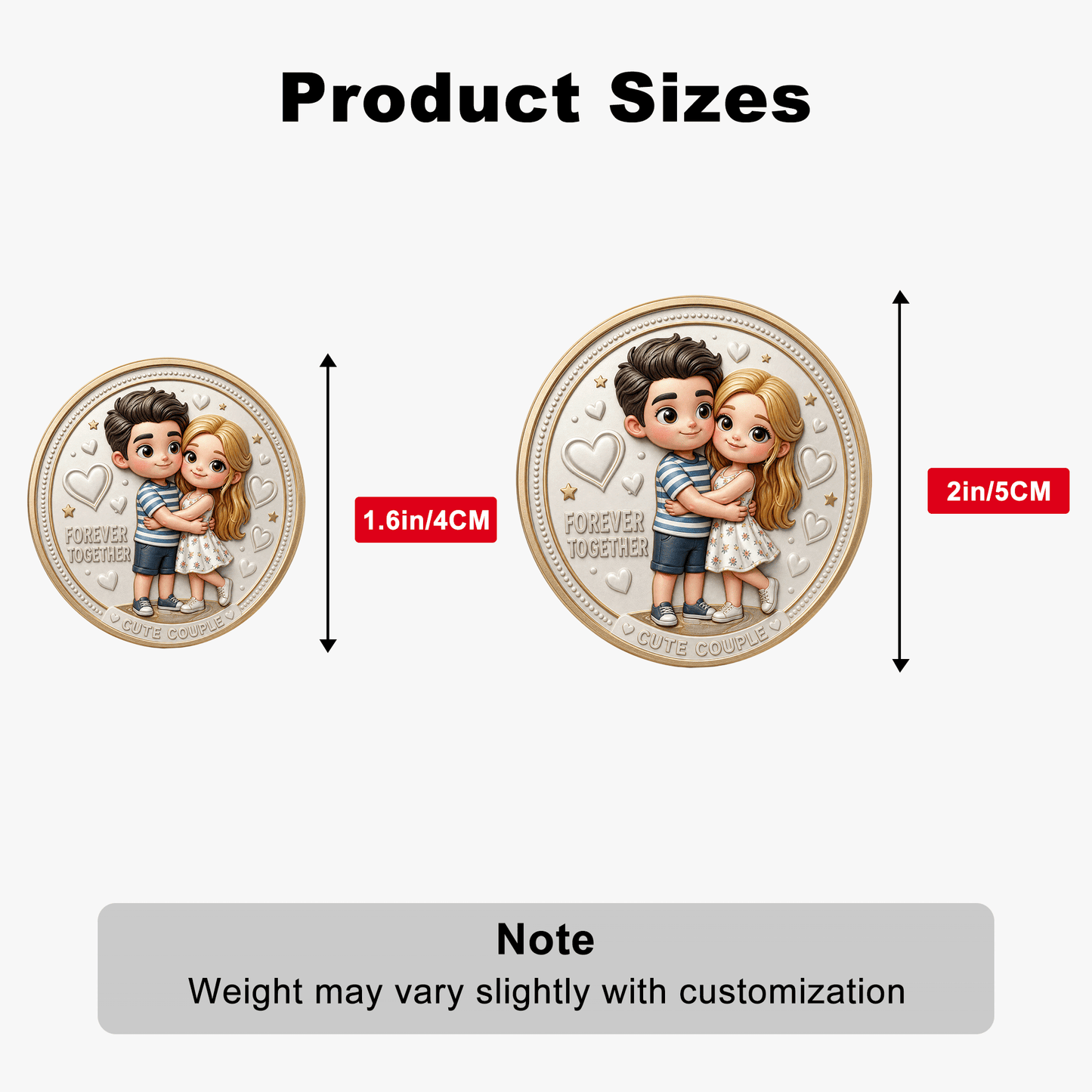 Custom 3D Couple Magnet