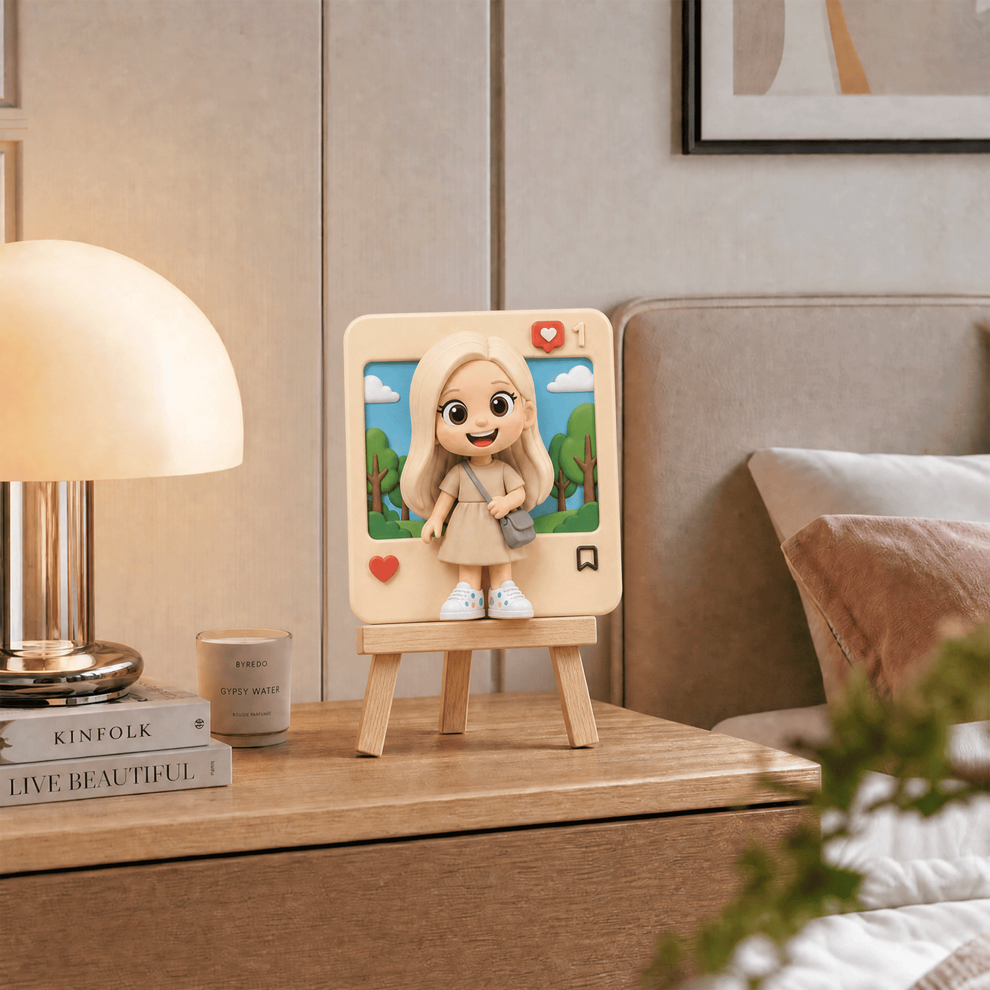 Custom 3D Figurine - Social Media Photo Frame