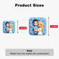 Custom 3D Square Couple Fridge Magnets