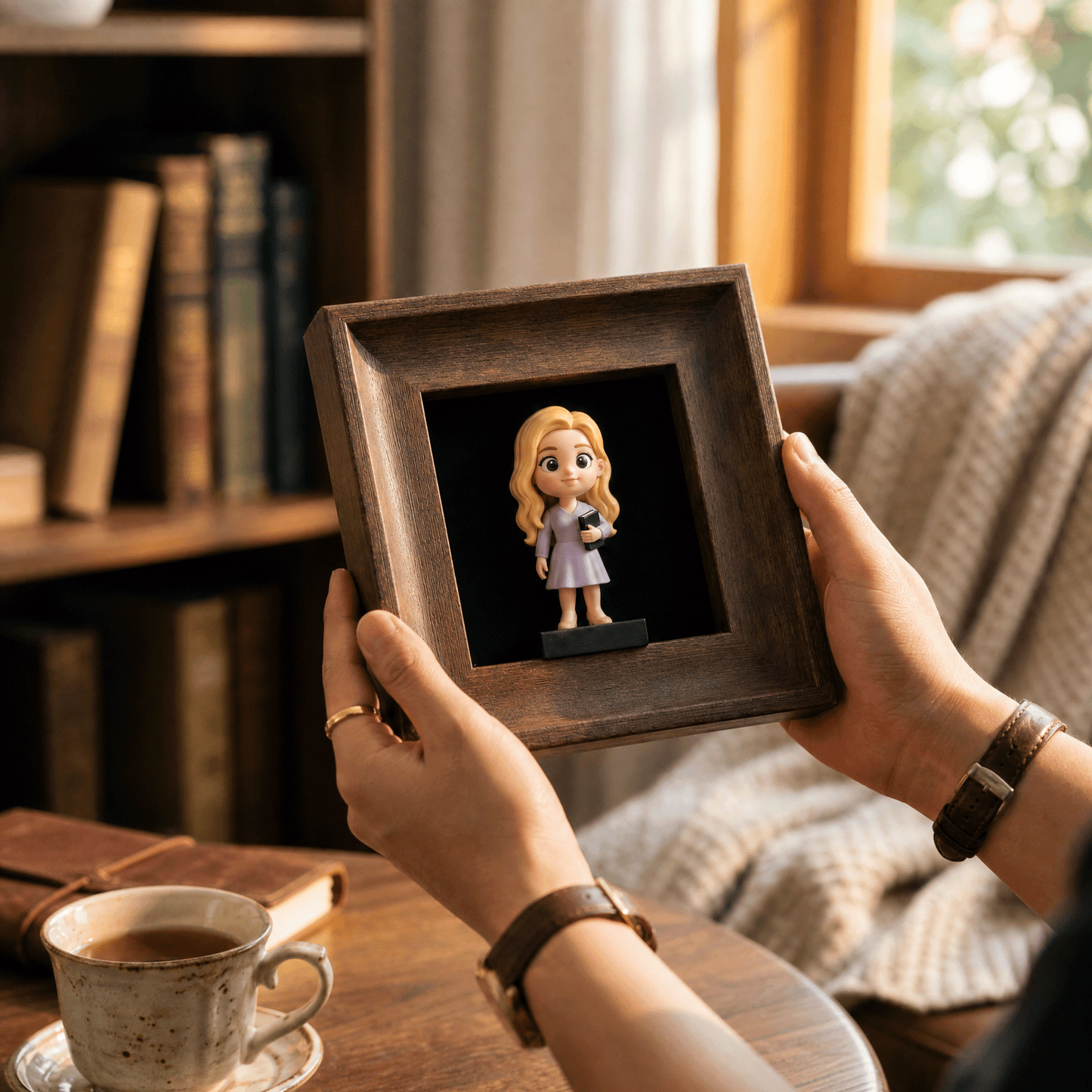 Custom 3D Mini Me Framed Figurine