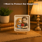 3D Couple Portrait Frame - Romantic Gift Idea