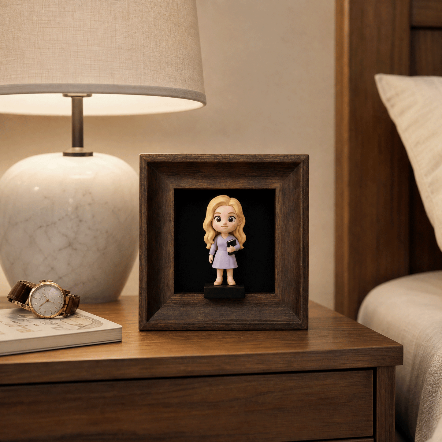 Custom 3D Mini Me Framed Figurine