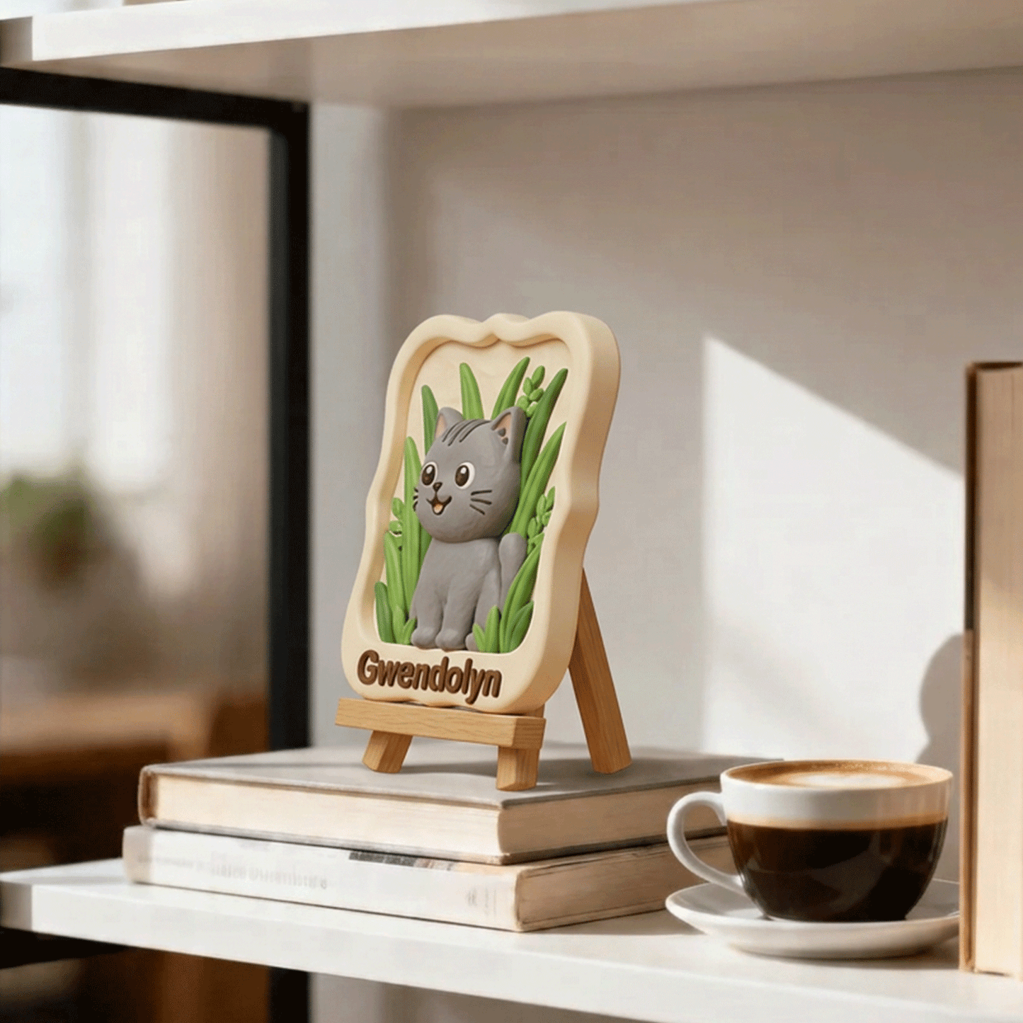 Personalized 3D Cartoon Pet Portrait Figurine Pet Lover Gift - Custom Gifts