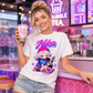 Classic Tee-Nika Neon Gamer Girl Graphic Shirt - Designer series