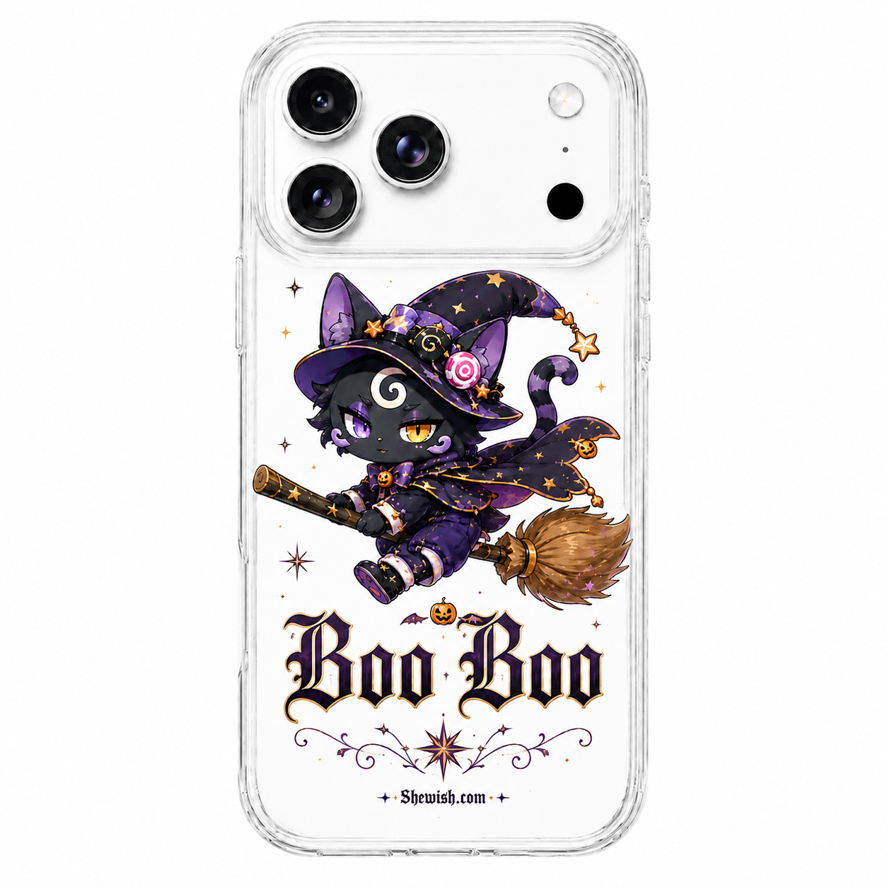 Phone Case-BooBoo Starry Night Cat Phone Cover - Designer series